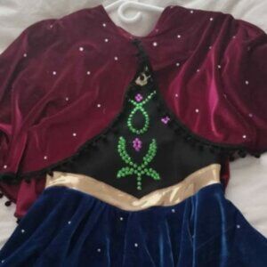 Anna Frozen Figure Skating dress-Dance Dress